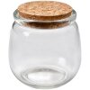 Clayre & Eef 6GL4409 Dóza s víčkem průhledná Ø 7x8 cm