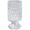 Clayre & Eef 6GL4412 Skleněná váza Transparent Ø 10x18 cm