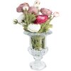 Clayre & Eef 6GL4414 Skleněná váza Transparent Ø20x26 cm