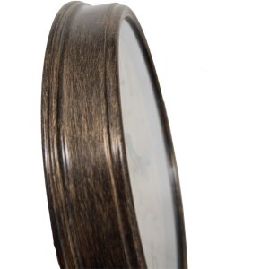 Clayre & Eef 6KL0806 Nástěnné hodiny hnědé Ø 30 cm venkovský styl sklo plast