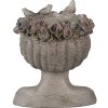 Clayre & Eef 6PR3896 Květináč do interiéru šedý 22x20x26 cm