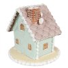 Clayre & Eef 6PR3977 Dekorace Dům modrá 13x13x12 cm