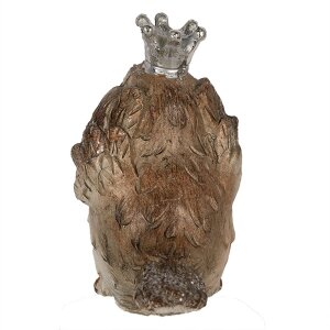 Clayre & Eef 6PR3995 Dekorativní pták béžový 7x5x8 cm