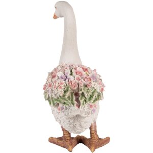 Clayre & Eef 6PR4896 Dekorace Husa bílá růžová 37x22x45 cm