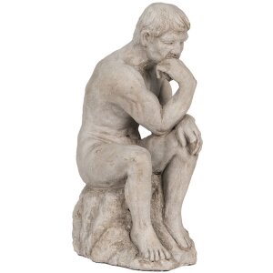 Clayre & Eef 6TE0493 Dekorace Man Grey 16x12x31 cm