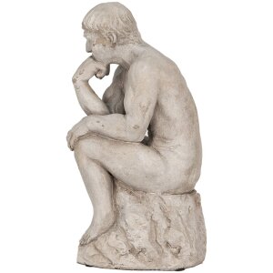 Clayre & Eef 6TE0493 Dekorace Man Grey 16x12x31 cm
