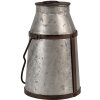Clayre & Eef 6Y5401 Dekorativní džbán na mléko šedohnědý 20x18x26-36 cm