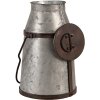 Clayre & Eef 6Y5401 Dekorativní džbán na mléko šedohnědý 20x18x26-36 cm