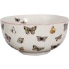 Clayre & Eef BPDBO Polévková mísa bílo-růžová Ø 14x7 cm - 500 ml