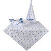 Clayre & Eef BRB01 Ubrus Square Blue 100x100 cm
