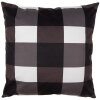 Clayre & Eef BWX23 Povlak na polštářek Black White Merry Christmas 45x45 cm