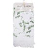Ručník pro hosty Clayre & Eef CT027 White Green 40x66 cm