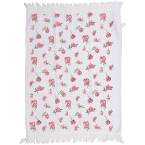 Ručník pro hosty Clayre & Eef CT029 White Pink 40x66 cm