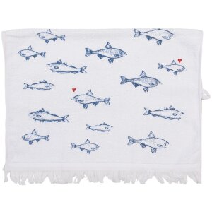 Ručník pro hosty Clayre & Eef CTSSF White Blue...