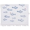 Ručník pro hosty Clayre & Eef CTSSF White Blue 40x66 cm