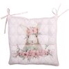 Clayre & Eef FEB29-1 Pěnový polštář na židli 40x40x4 cm růžový