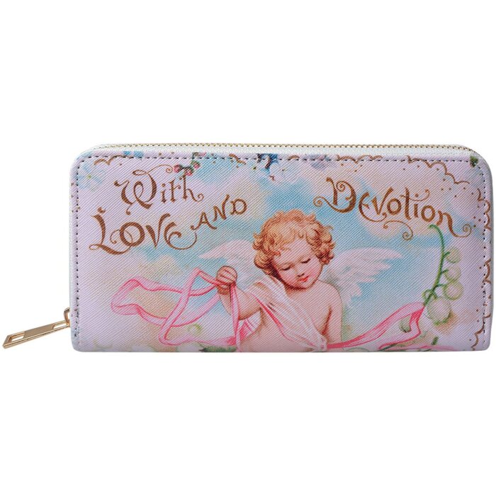 Juleeze JZPU0002-03 Peněženka modrá, bílá 10x19 cm