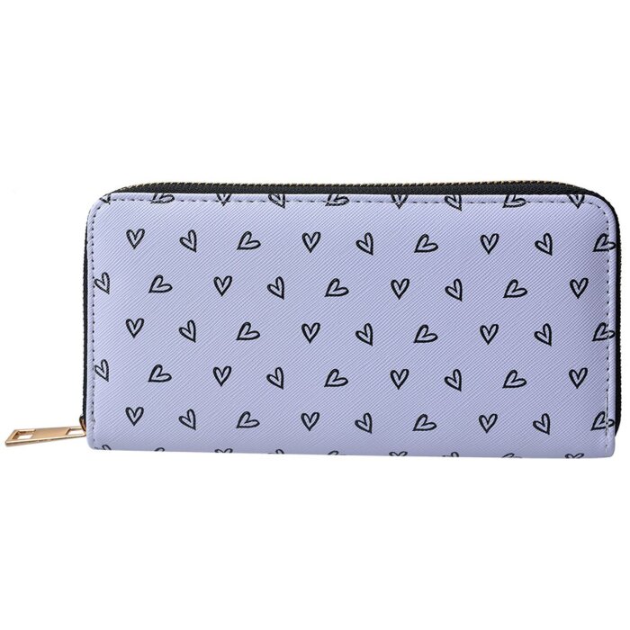 Juleeze JZPU0009-03 Peněženka bílá, černá 10x19 cm