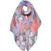 Juleeze JZSC0688P Šála dámská vzor růžová 85x180 cm