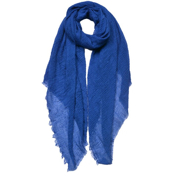 Juleeze JZSC0751BL Dámská šála se vzorem Blue 90x180 cm