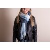 Juleeze JZSC0785BL Dámská šála se vzorem modrá 35x180 cm