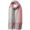 Juleeze JZSC0785P Dámská šála se vzorem růžová 35x180 cm