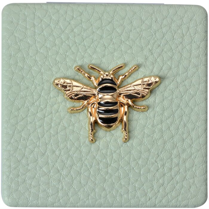Juleeze JZSP0007GR Ruční zrcátko zelené 6x6 cm