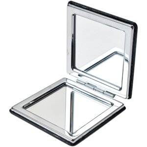 Juleeze JZSP0007Z Ruční zrcátko černé 6x6 cm