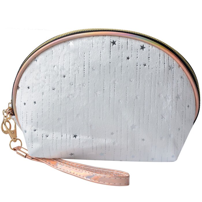 Juleeze JZTB0063W Dámská kosmetická taška bílá 22x8x14 cm