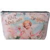 Juleeze JZTT0002-01 Kosmetická taška s andělem 26x6x16 cm Béžová