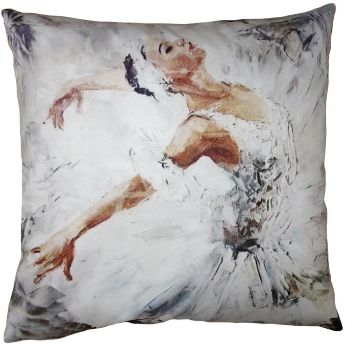 Clayre & Eef KT021.346 Povlak na polštář bílý 45x45 cm