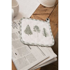 Clayre & Eef NPT45 Chňapka béžová 20x20 cm