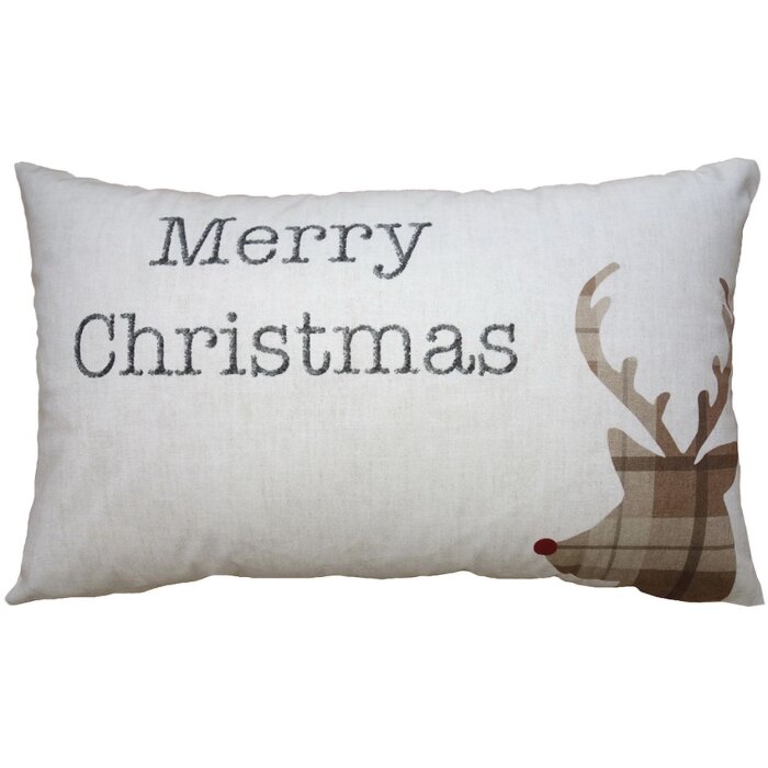 Clayre & Eef NWV36-3 Povlak na polštářek Merry Christmas 30x50 cm