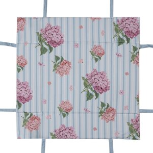 Clayre & Eef VTG47 Košík na chléb růžový 35x35x8 cm Bavlna ve venkovském stylu