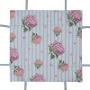 Clayre & Eef VTG47 Košík na chléb růžový 35x35x8 cm Bavlna ve venkovském stylu