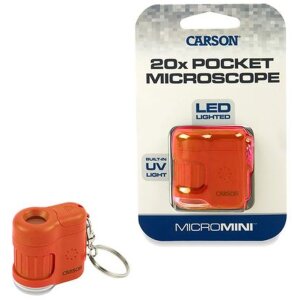 Kapesní mikroskop Carson MicroMini 20x oranžový