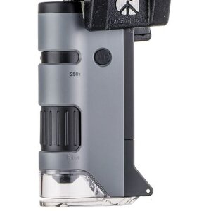 Ruční mikroskop Carson MP-250 MicroFlip 100-200x adaptér pro chytré telefony