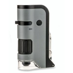 Ruční mikroskop Carson MP-250 MicroFlip 100-200x adaptér pro chytré telefony
