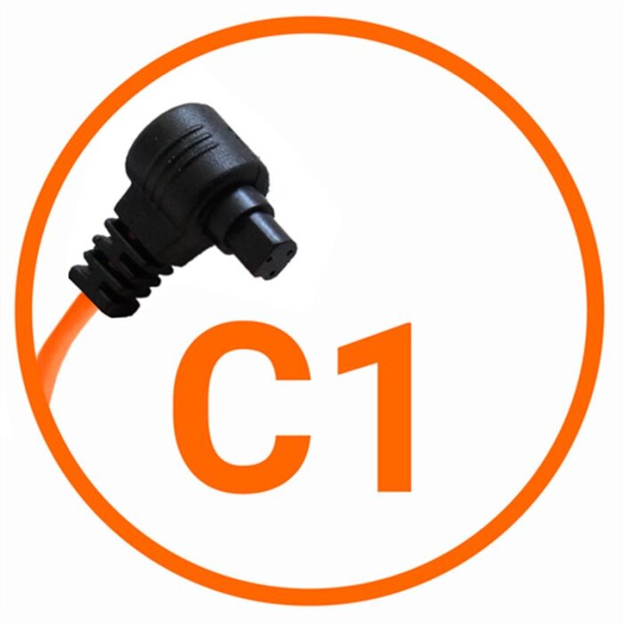 Připojovací kabel fotoaparátu Miops Canon C1 oranžový