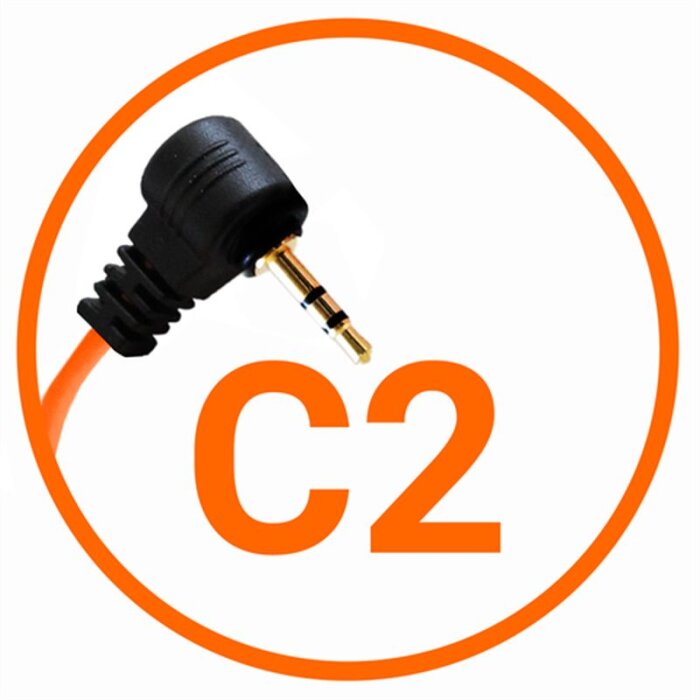Připojovací kabel fotoaparátu Miops Canon C2 oranžový