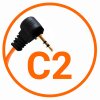 Připojovací kabel fotoaparátu Miops Canon C2 oranžový