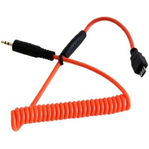 Připojovací kabel fotoaparátu Miops Fujifilm F1 oranžový