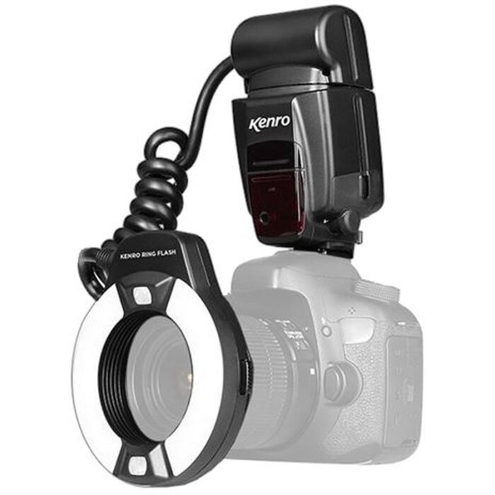 Kroužkový blesk Kenro TTL Macro KFL201C pro Canon
