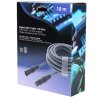 Kabel XLR 3-pin samec-samice 10 m tmavě šedý ohebný