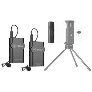 BOYA BY-WM4 Pro-K6 Duální lavier mikrofon bezdrátový pro Android 2,4 GHz USB-C