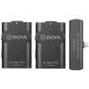 BOYA BY-WM4 Pro-K6 Duální lavier mikrofon bezdrátový pro Android 2,4 GHz USB-C