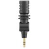 Mini kondenzátorový mikrofon Boya BY-M110 TRRS 3,5 mm všesměrový otočný o 180°