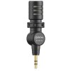 Mini kondenzátorový mikrofon Boya BY-M110 TRRS 3,5 mm všesměrový otočný o 180°