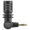 Mini kondenzátorový mikrofon Boya BY-M110 TRRS 3,5 mm všesměrový otočný o 180°