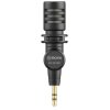 Mini kondenzátorový mikrofon Boya BY-M110 TRRS 3,5 mm všesměrový otočný o 180°